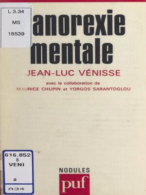 cover image of L'anorexie mentale